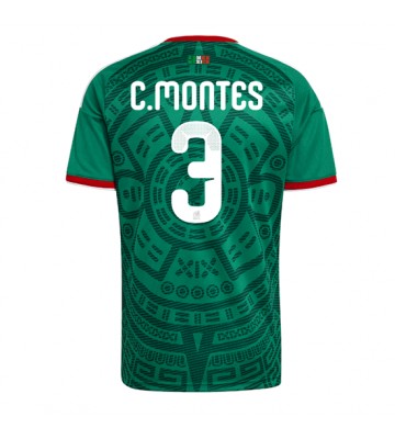 Mexiko Cesar Montes #3 Hemmatröja VM 2026 Kortärmad